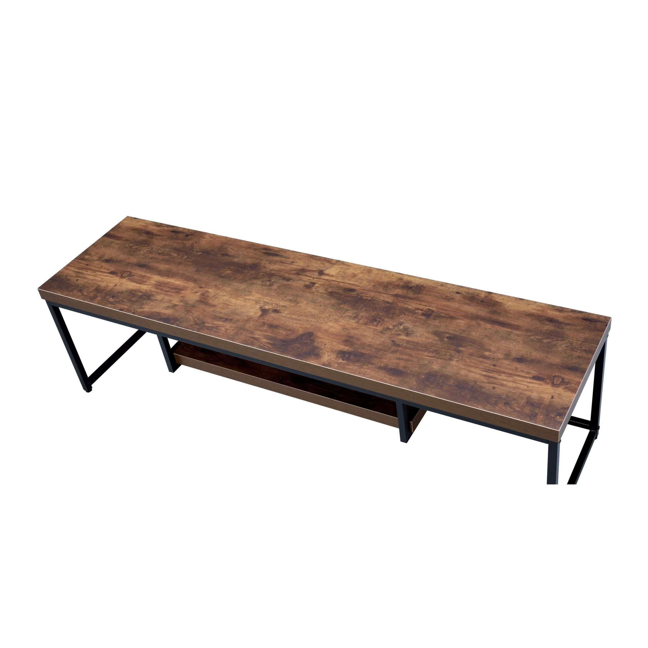 Wood and metal Showcase for TV Unit Cabinet