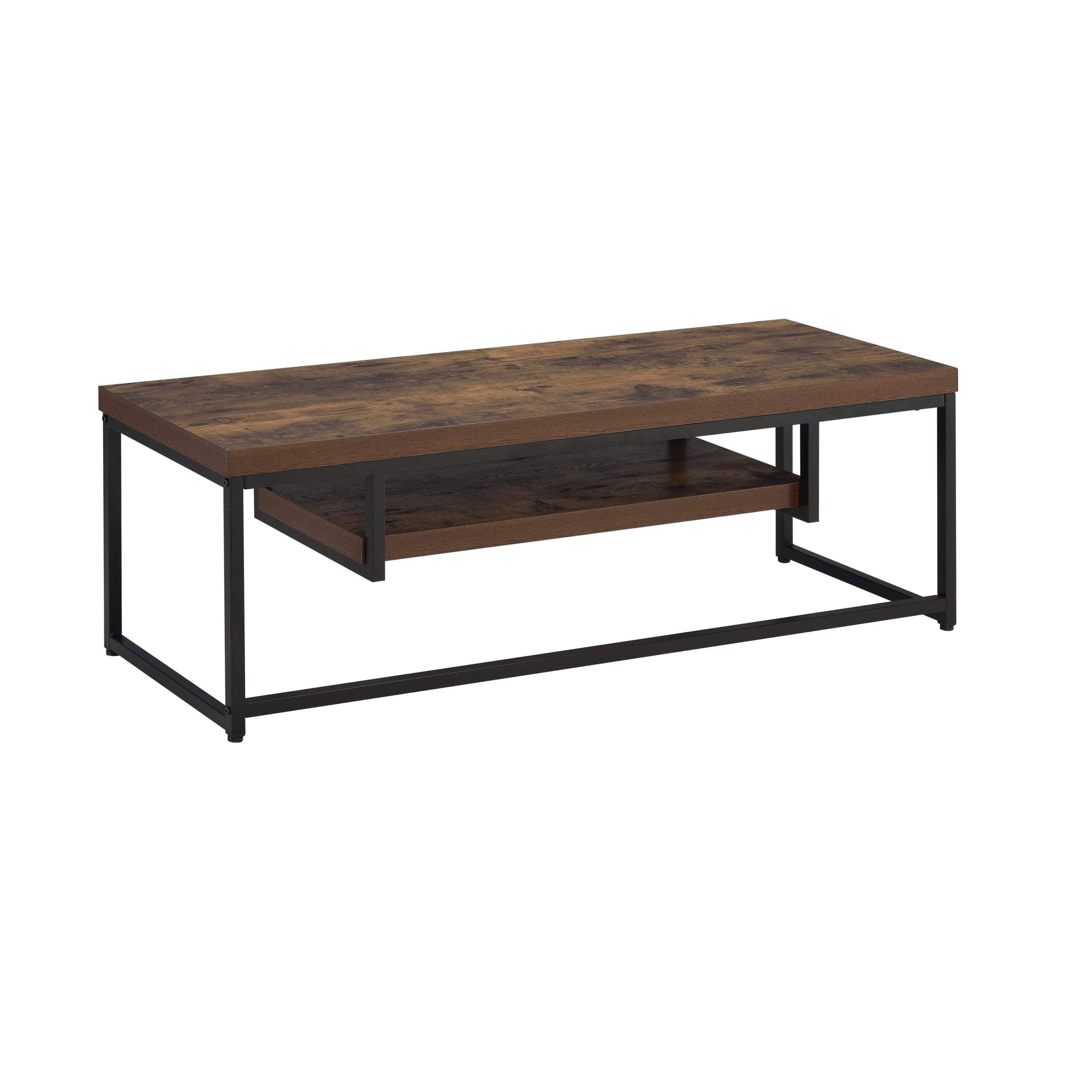 Wood and metal Showcase for TV Unit Cabinet